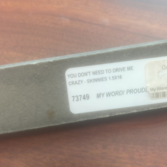 My Word! Skinnie Sign - Picture 2 of 2